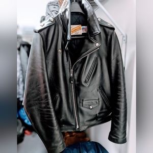 SCHOTT LEATHER PERFECTO - 613S - SIZE 40 (MEDIUM)